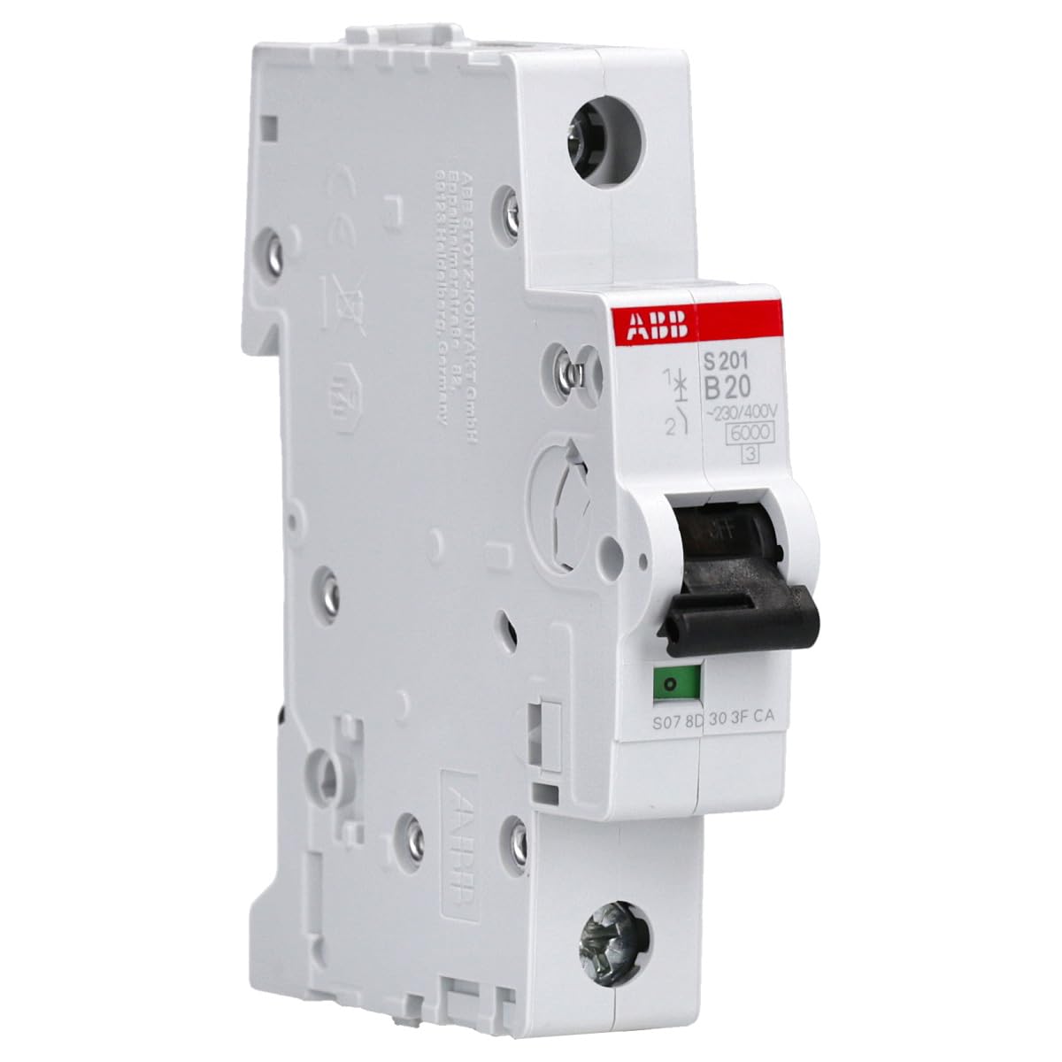 ABB S201-B20 Leitungsschutzschalter 20A 6kA 1-polig