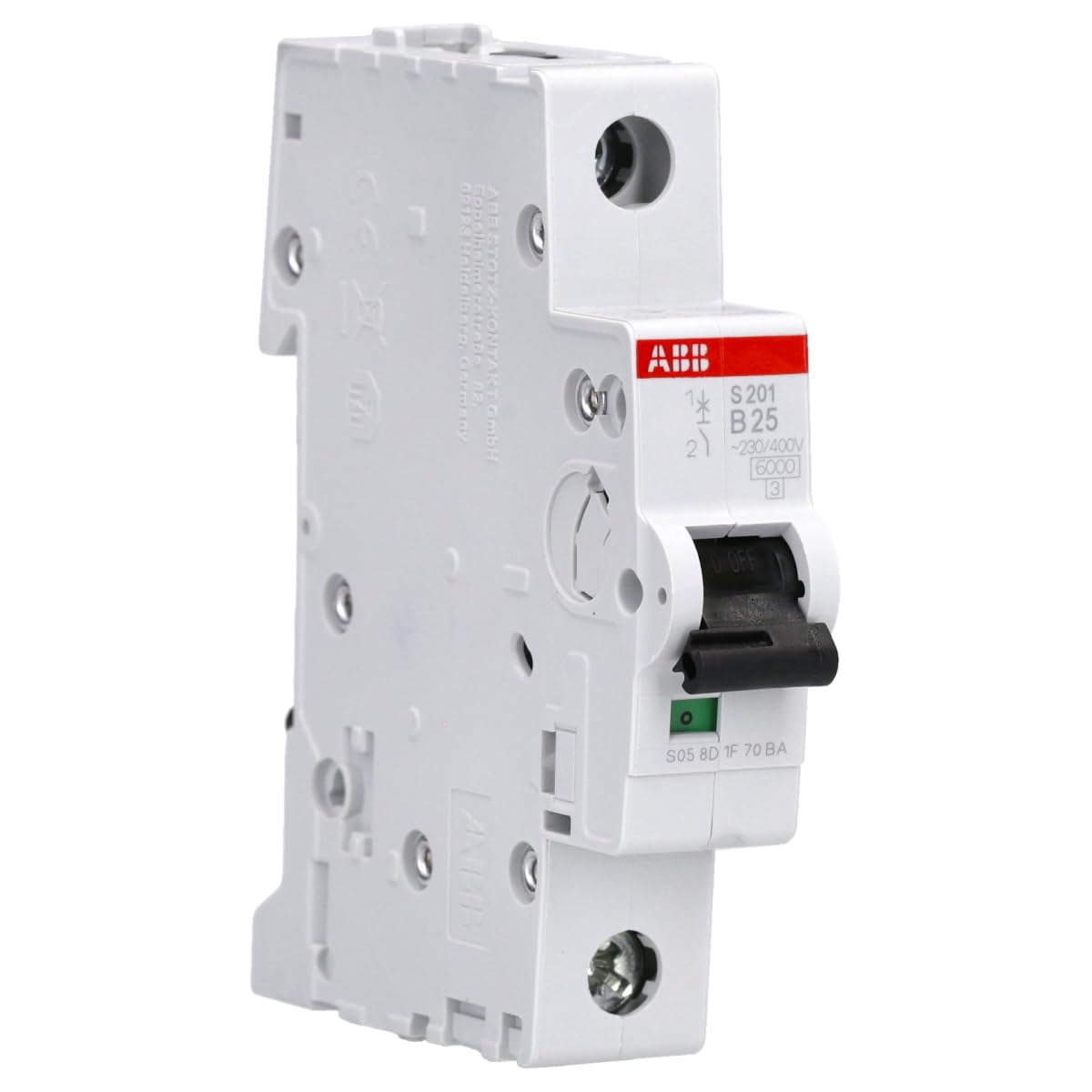 ABB S201-B25 Leitungsschutzschalter 25A 6kA 1-polig