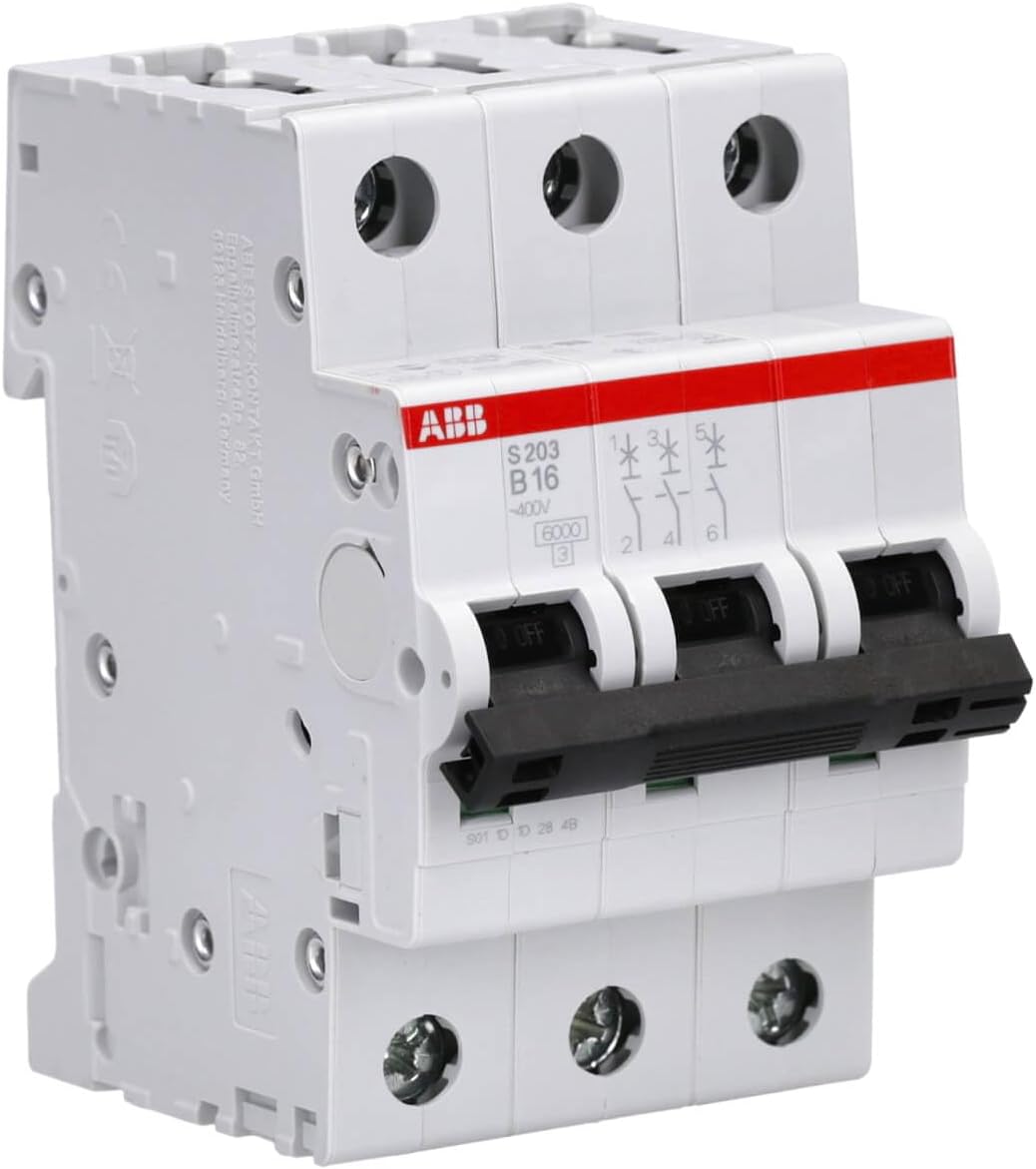 ABB S203-B16 Leitungsschutzschalter 16A 6kA 3-polig