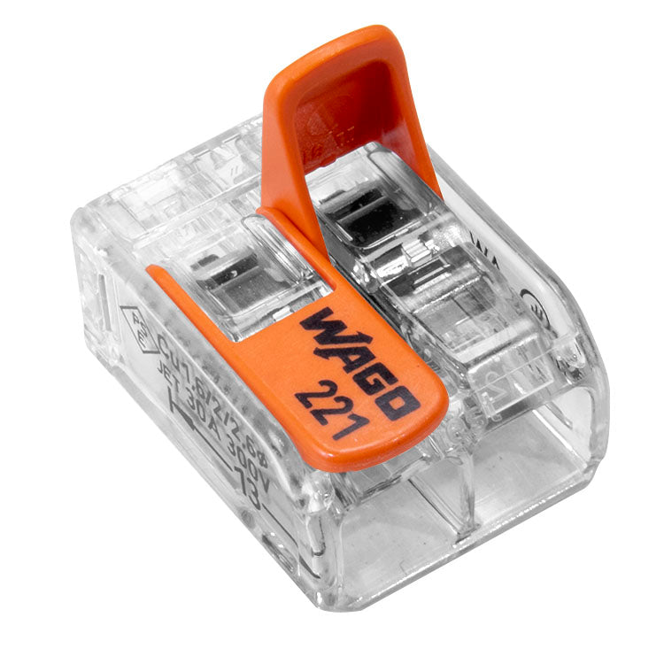 WAGO 221-612 | 2-polig | max. 6mm² Hebelklemmen