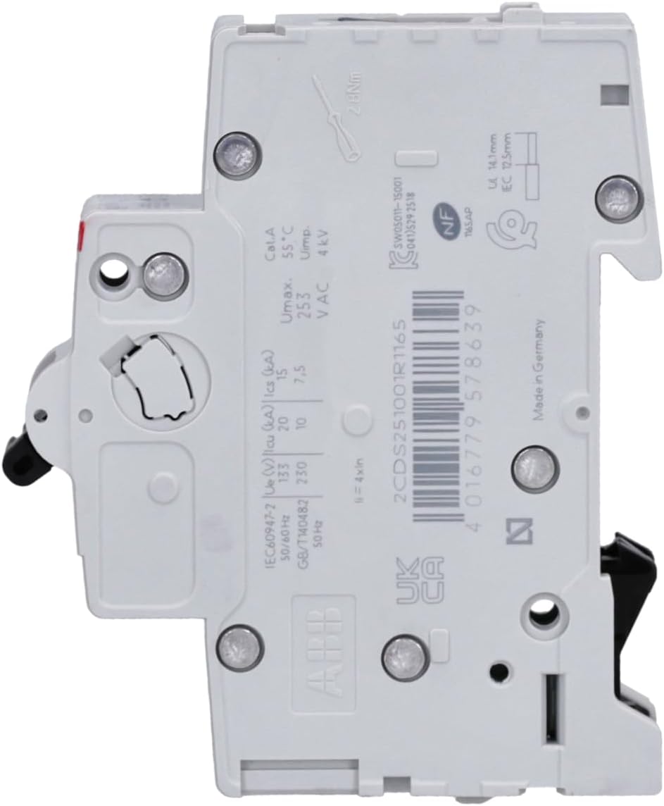 ABB S201-B16 Leitungsschutzschalter 16A 6kA 1-polig
