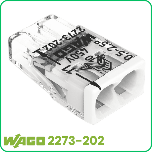 WAGO 2273-202 | 2-polig | max. 2,5mm² Verbindungsklemmen