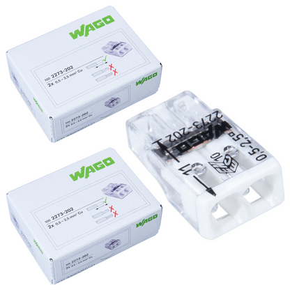WAGO 2273-202 | 2-polig | max. 2,5mm² Verbindungsklemmen