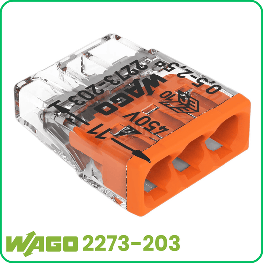 WAGO 2273-203 | 3-polig | max. 2,5mm² Verbindungsklemmen