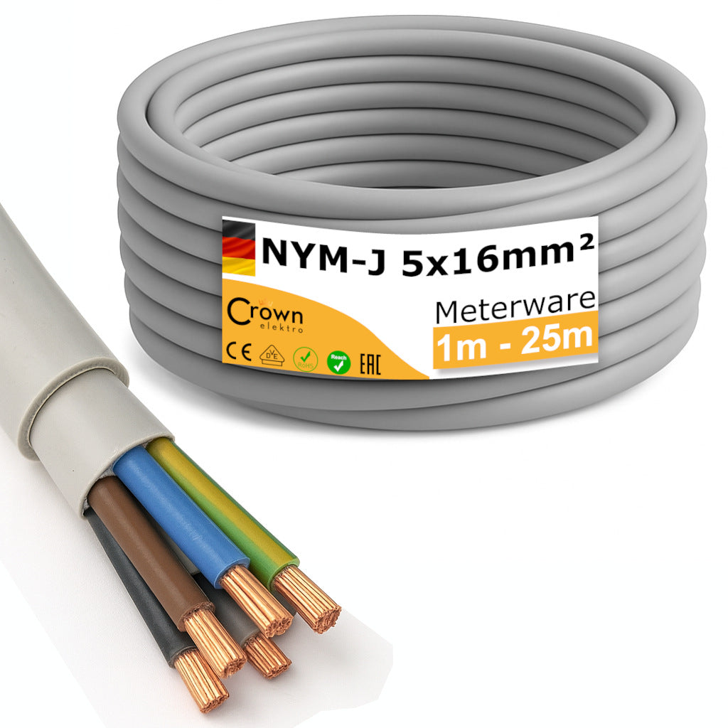 NYM-J Kabel 5x16mm² Meterware
