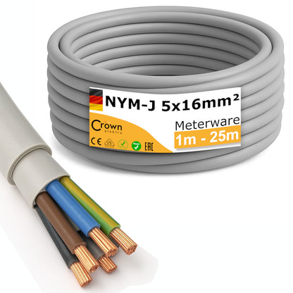 NYM-J Kabel 5x16mm² Meterware