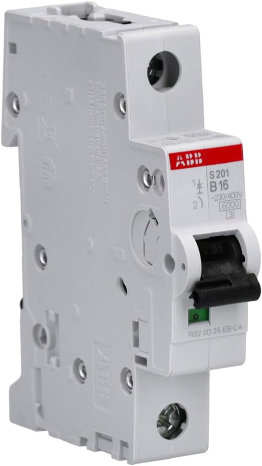 ABB S201-B16 Leitungsschutzschalter 16A 6kA 1-polig