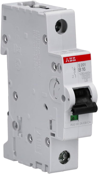 ABB S201-B16 Leitungsschutzschalter 16A 6kA 1-polig