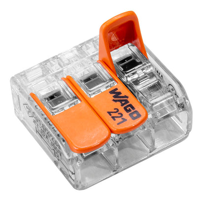WAGO 221-613 | 3-polig | max. 6mm² Hebelklemmen