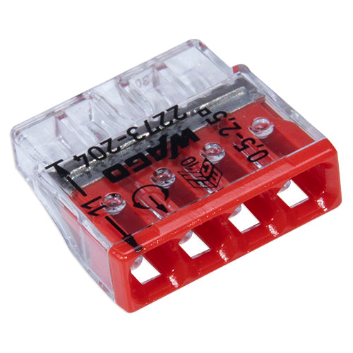 WAGO 2273-204 | 4-polig | max. 2,5mm² Verbindungsklemmen
