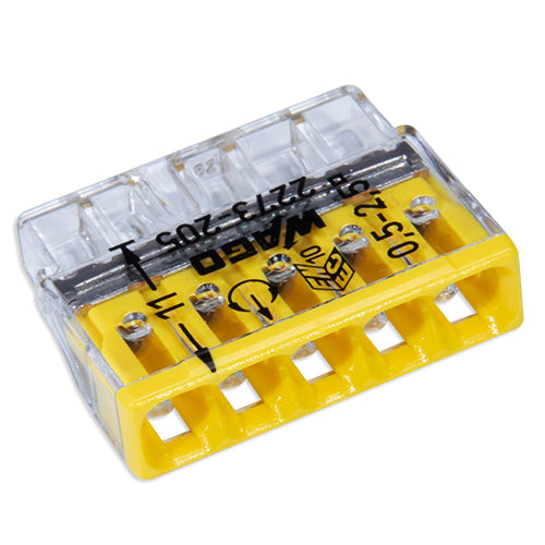 WAGO 2273-205 | 5-polig | max. 2,5mm² Verbindungsklemmen