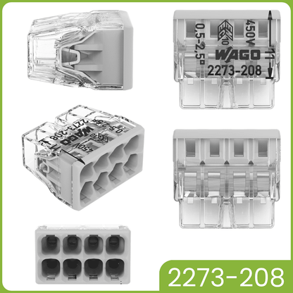 WAGO 2273-208 | 8-polig | max. 2,5mm² Verbindungsklemmen
