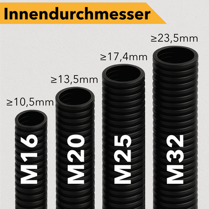 Leerohr Ø 16-32 / 5-100 Meter