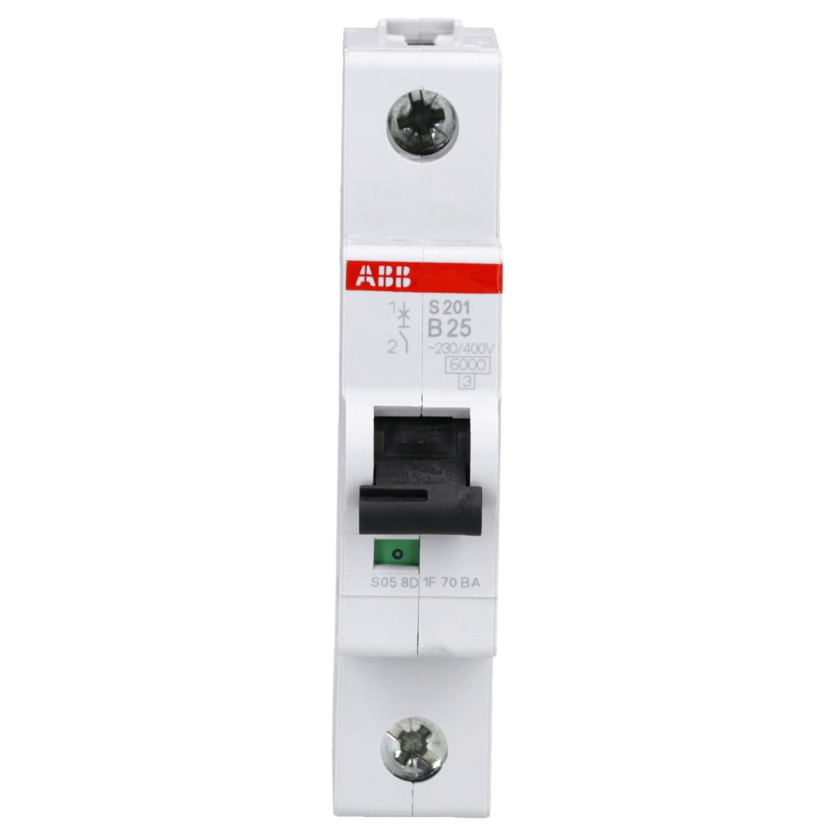 ABB S201-B25 Leitungsschutzschalter 25A 6kA 1-polig