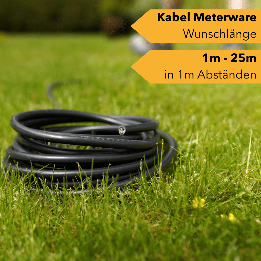 NYY-J 5x16mm² Erdkabel für Außenbereich | Meterware