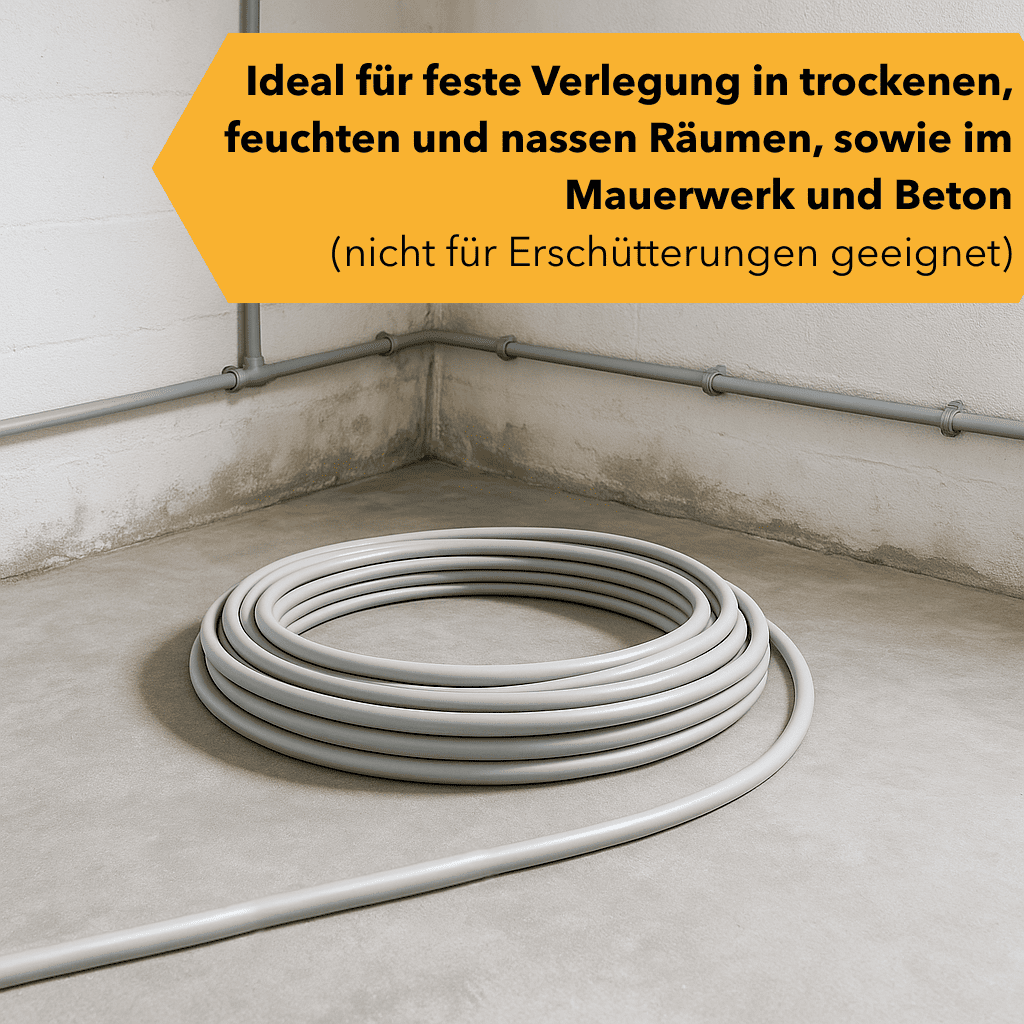 NYM-J Kabel 5x10mm² Meterware