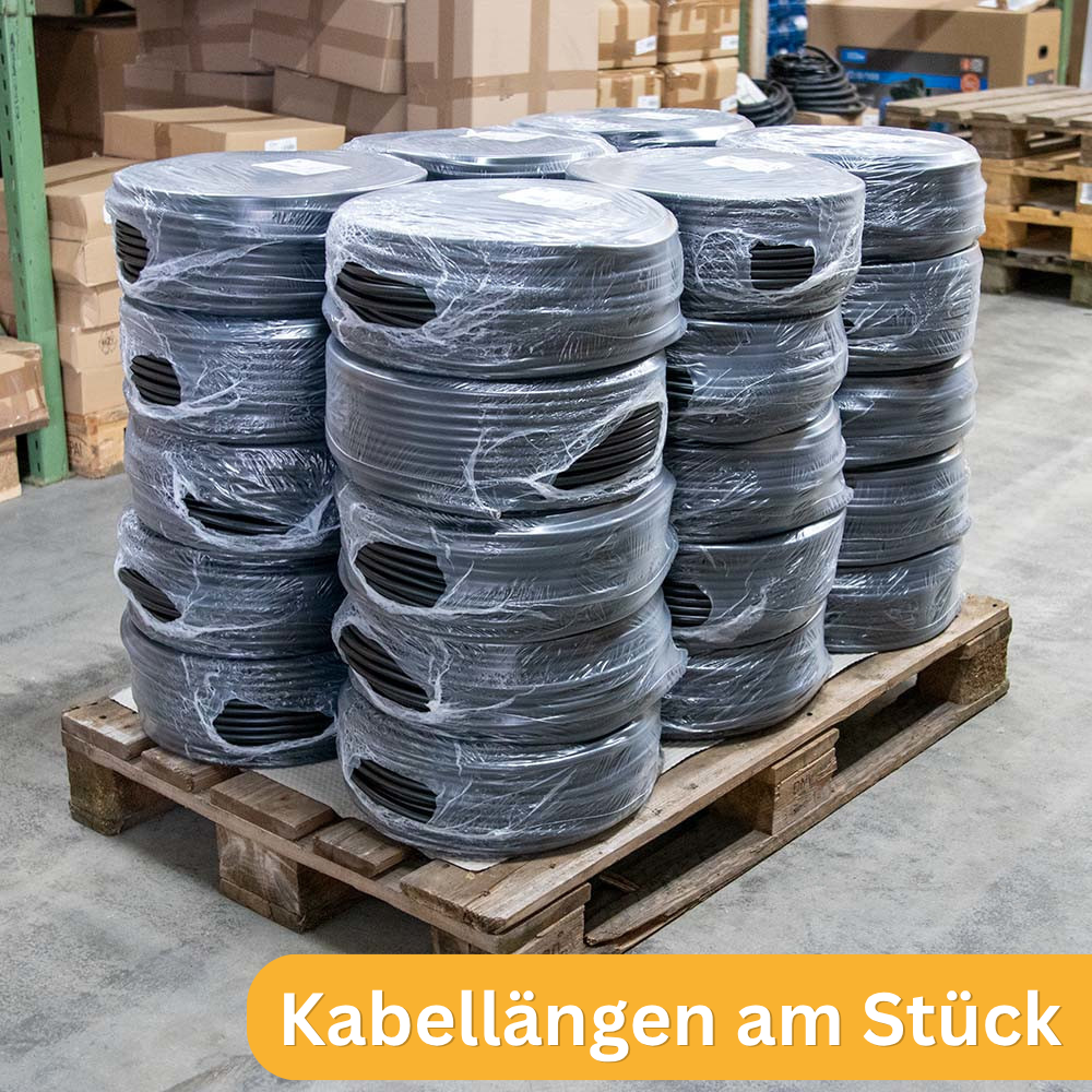 NYY-J 5x4mm² Erdkabel für Außenbereich | 2-50m