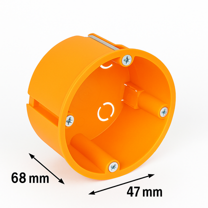 Hohlraumdose Ø68mm | 47mm tief | 25 Stück